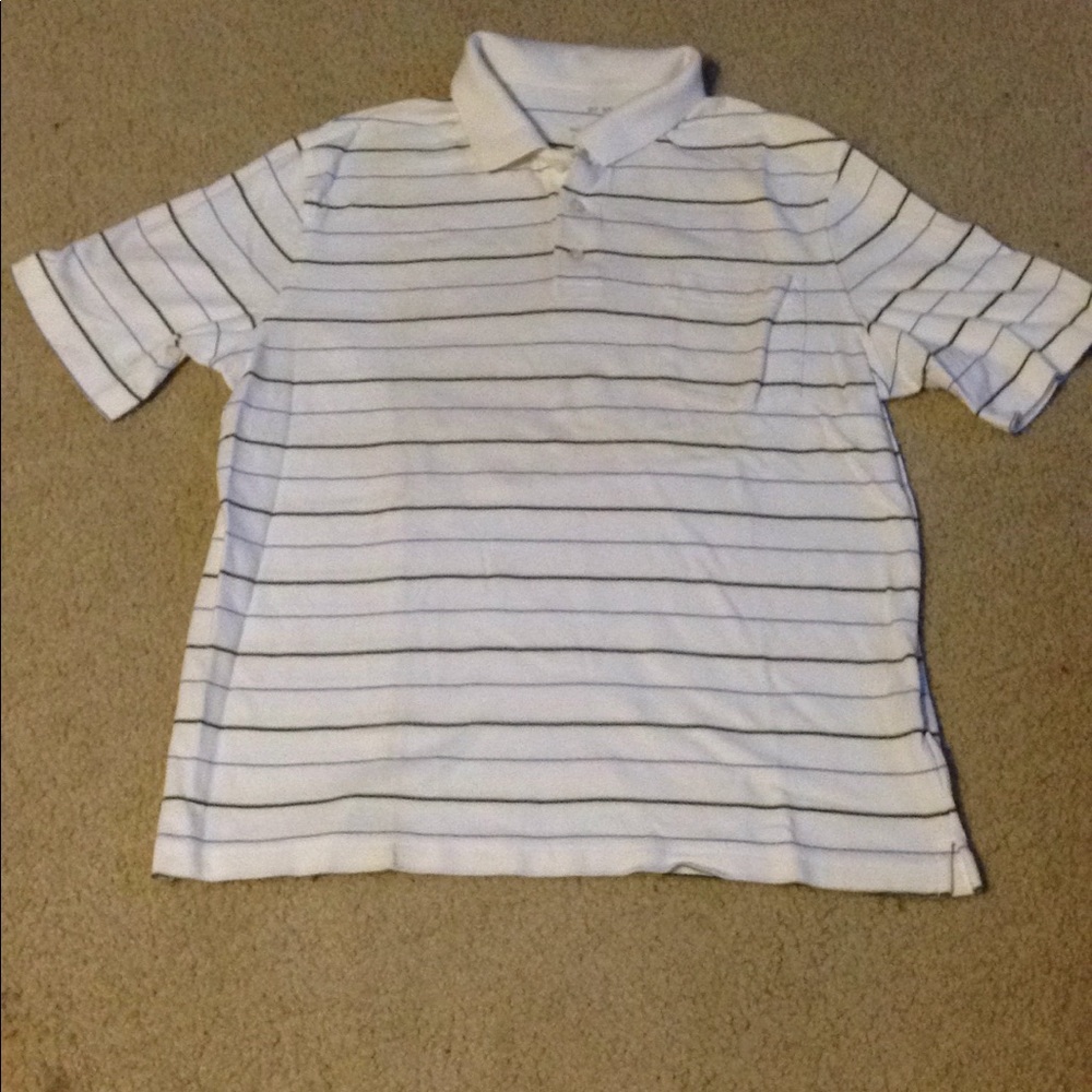 White polo shirt size M